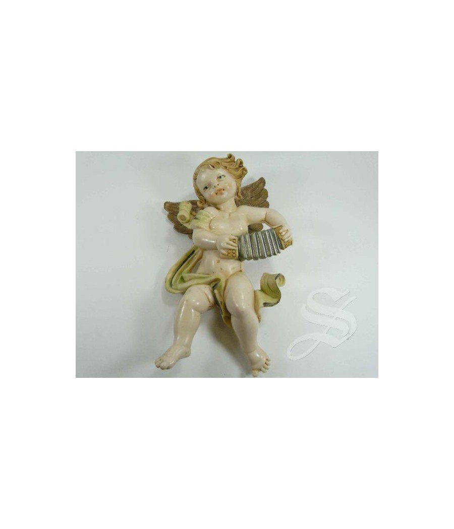 ANGEL MUSICICAL  RESINA CERAMICA 20 CM.