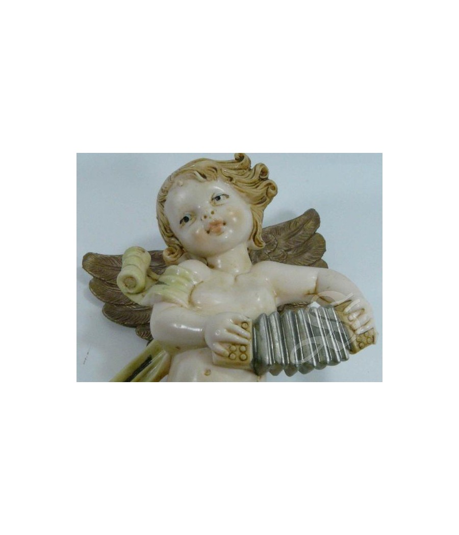 ANGEL MUSICICAL  RESINA CERAMICA 20 CM.