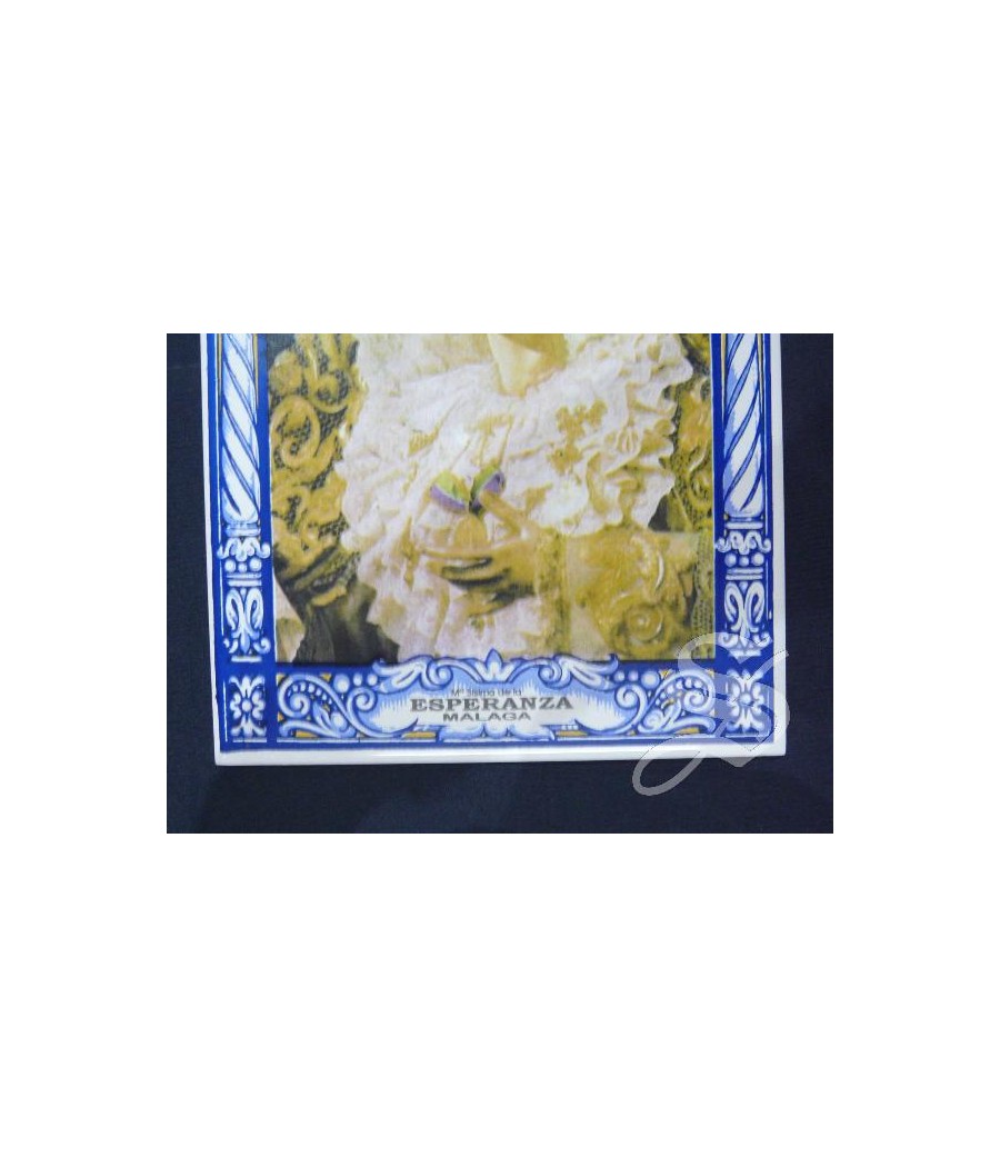 AZULEJO CERAMICA ESPERANZA DE MALAGA CALCA AL HORNO 20 * 30 AGUANTA INTEMPERIE