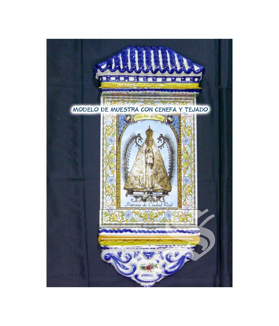 AZULEJO CERAMICA VIRGEN DEL PRADO CALCA AL HORNO 20 * 30 AGUANTA INTEMPERIE