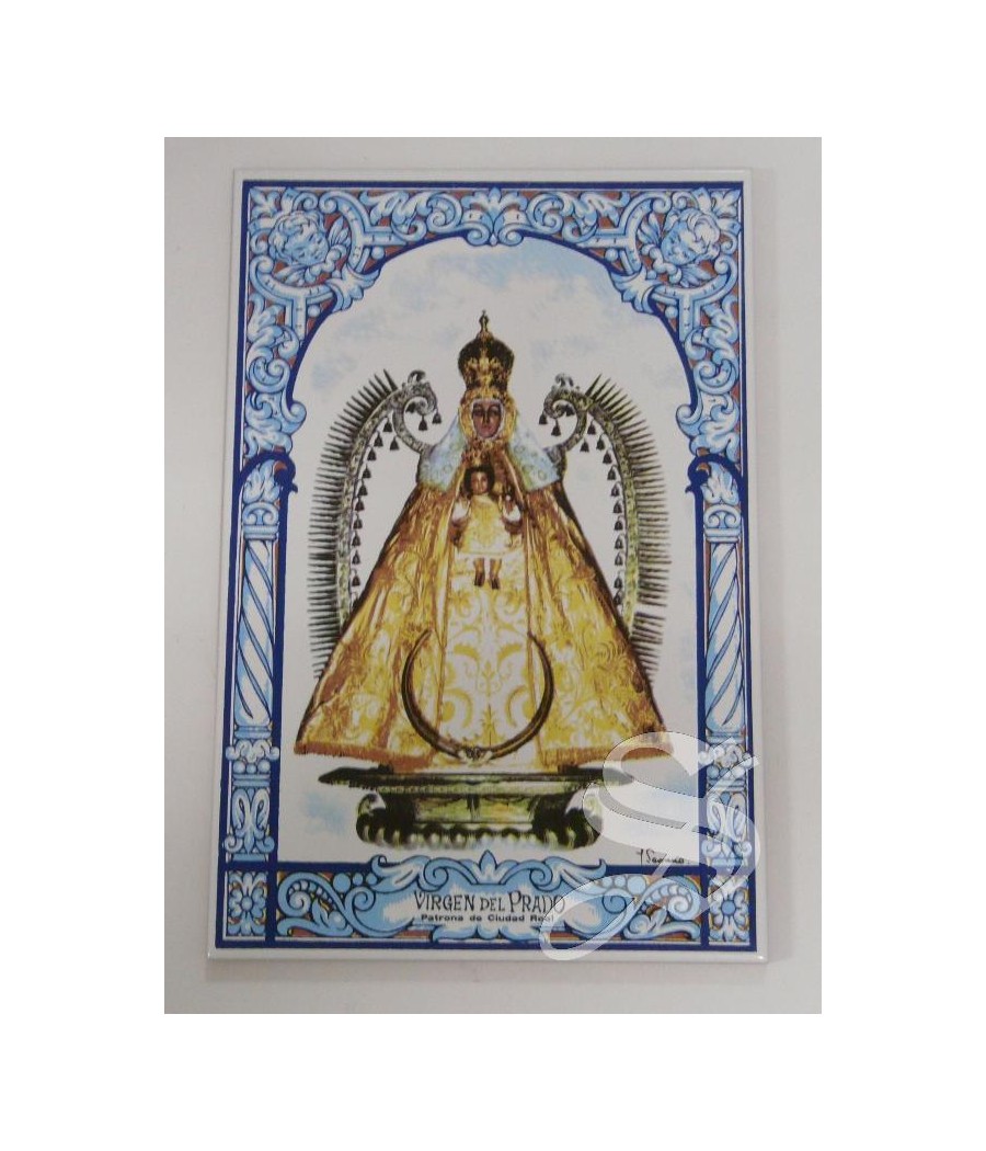 AZULEJO CERAMICA VIRGEN DEL PRADO CENEFA AZUL 20 * 30 AGUANTA INTEMPERIE