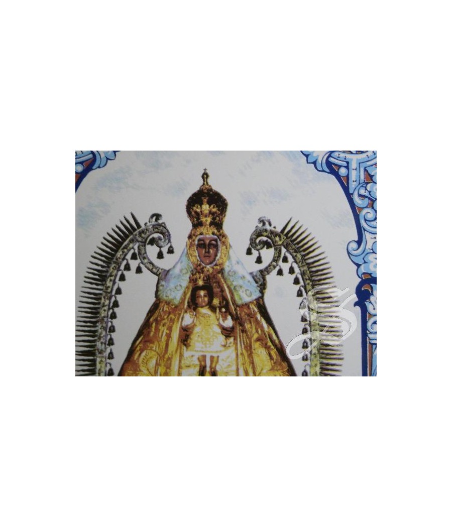 AZULEJO CERAMICA VIRGEN DEL PRADO CENEFA AZUL 20 * 30 AGUANTA INTEMPERIE