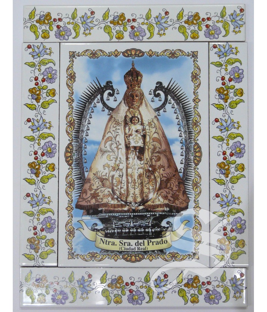 AZULEJO VIRGEN DEL PRADO 20 * 30 CM.