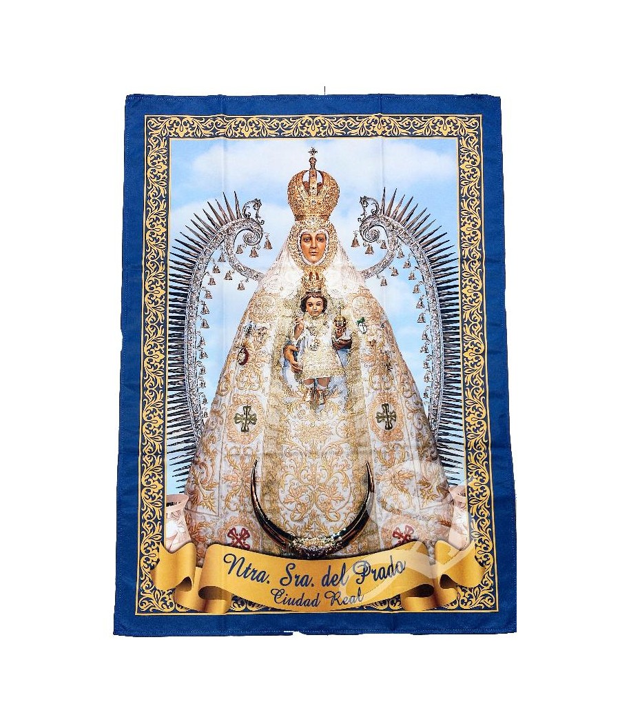 BALCONERA  VIRGEN DEL PRADO 95 * 70 CM  POLIESTER PARA INTEMPERIE