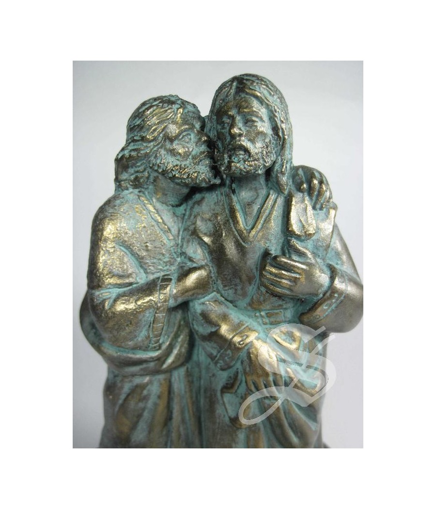 BESO DE JUDAS 18 CM. DECORADO BRONCE