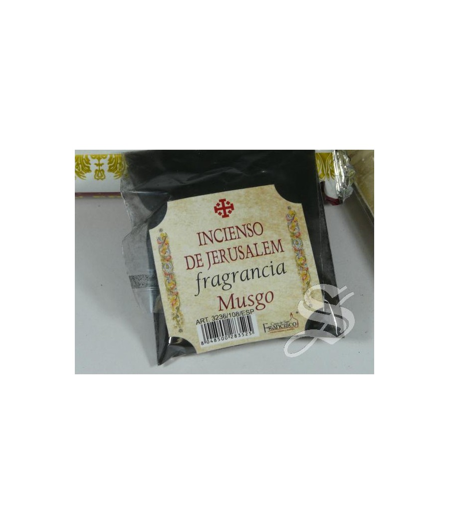 BLISTER INCIENSO MUSGO DE JERUSALEM 25 GRS.CON CARBON 10 PASTILLAS