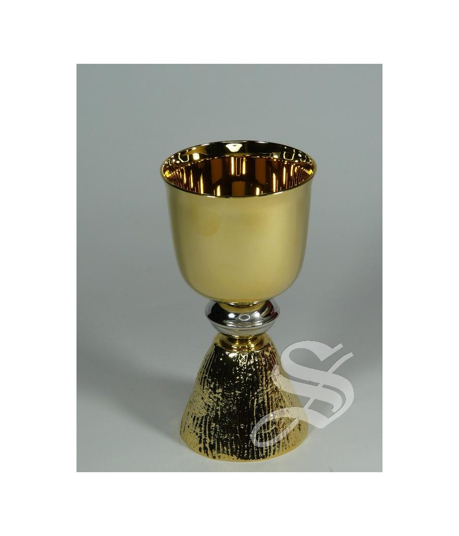 CALIZ BASE ESTRIAS 11 CM. X  Ø 6 CM. CELIACOS