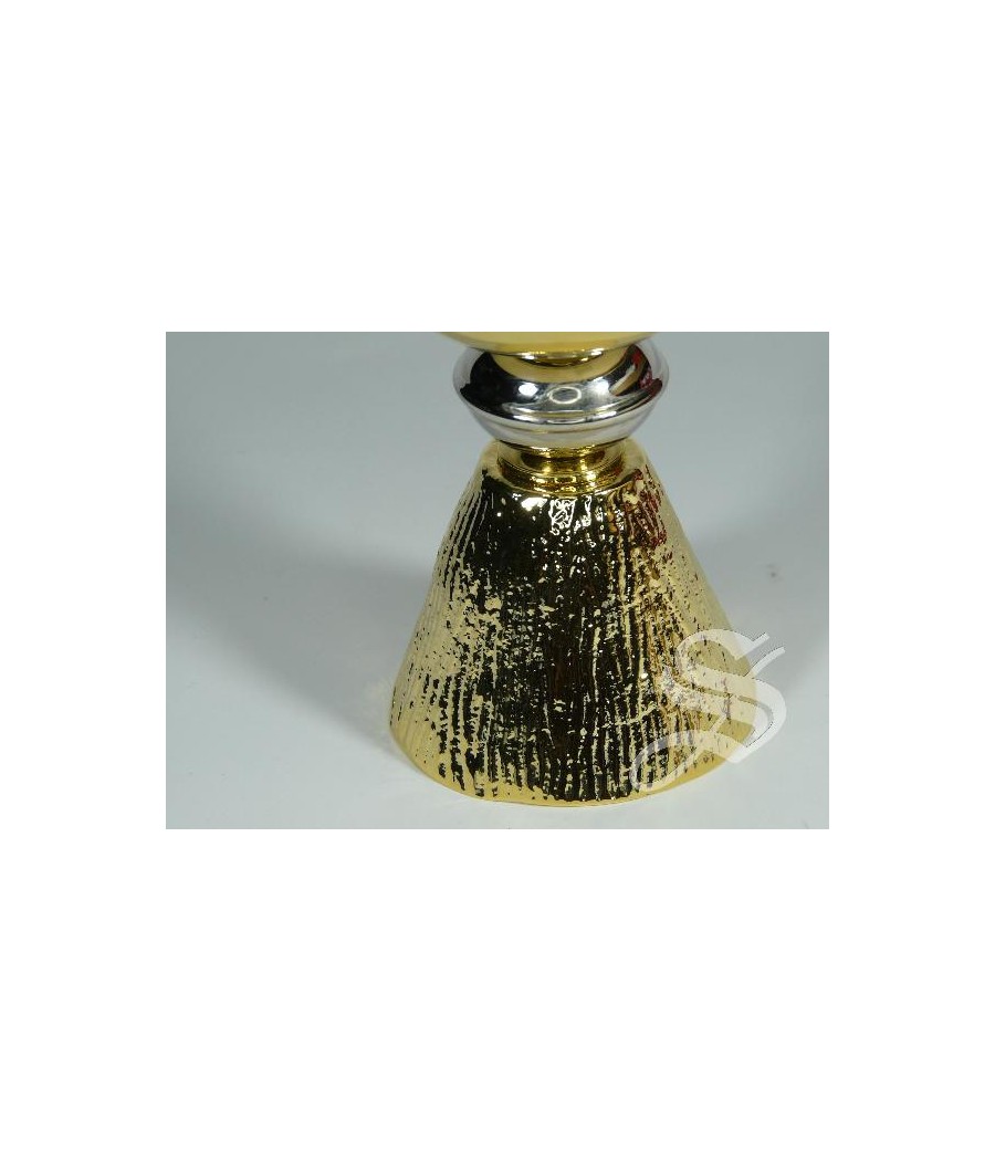 CALIZ BASE ESTRIAS 11 CM. X  Ø 6 CM. CELIACOS