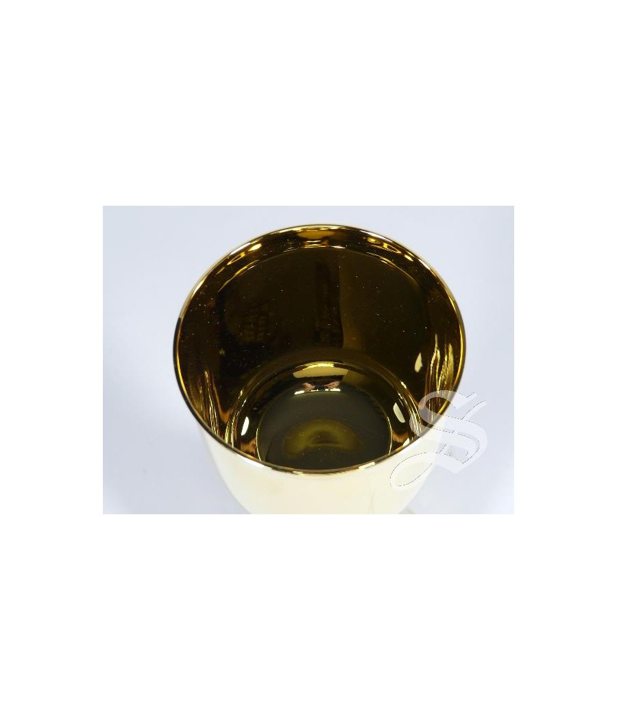 CALIZ BASE ESTRIAS 11 CM. X  Ø 6 CM. CELIACOS