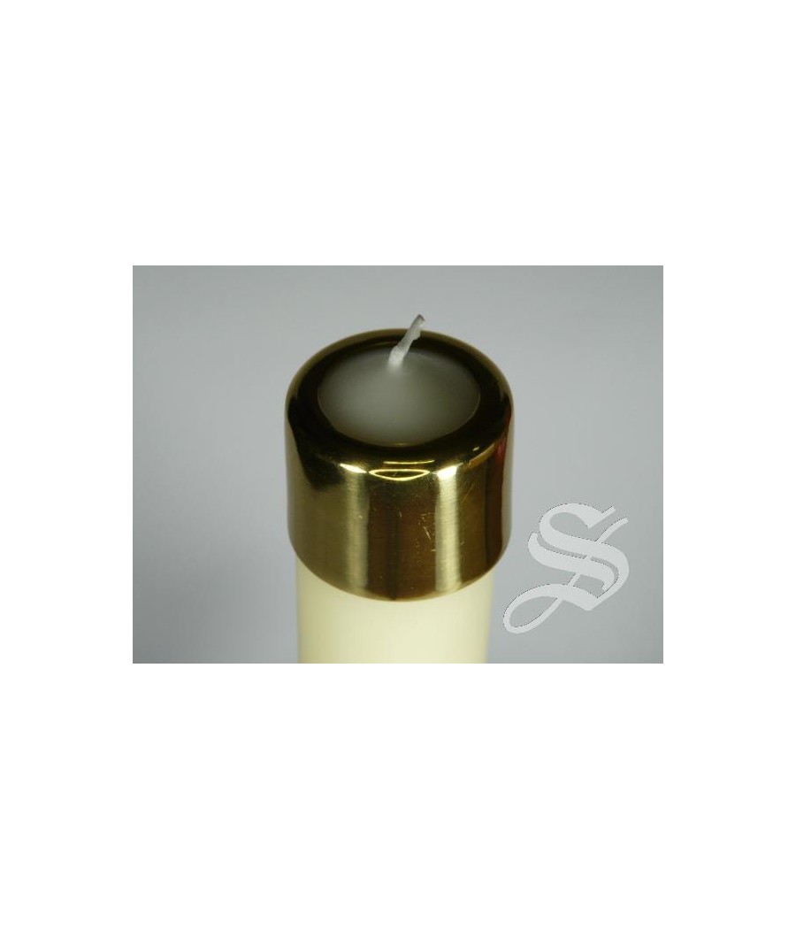 CAPITEL PARA VELA 4 CM. DORADO