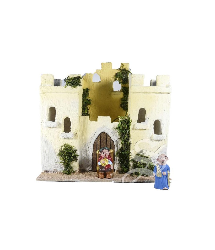 CASTILLO CON TORRES SIMPLES 20 X 9,5 X 18 CM.