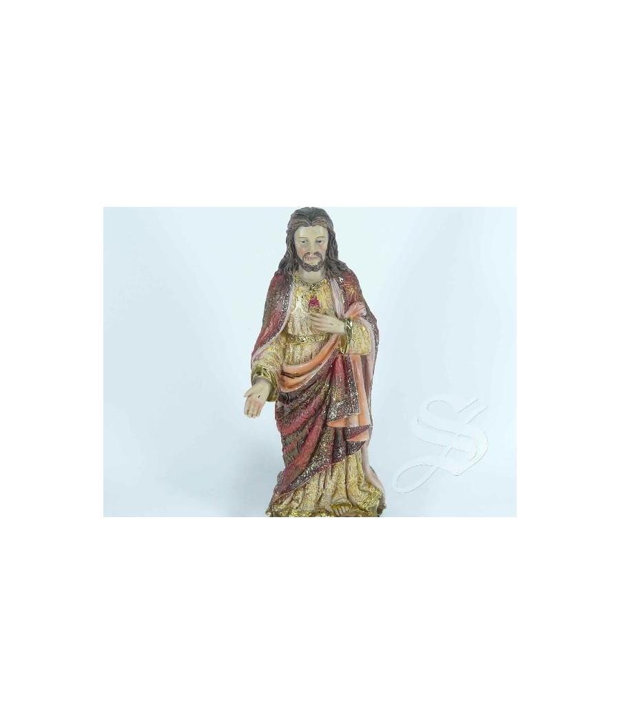 CORAZON DE JESUS (DORADO) 14CM.