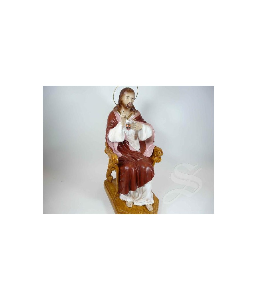 CORAZON DE JESUS 35 CMS. POLICROMADO