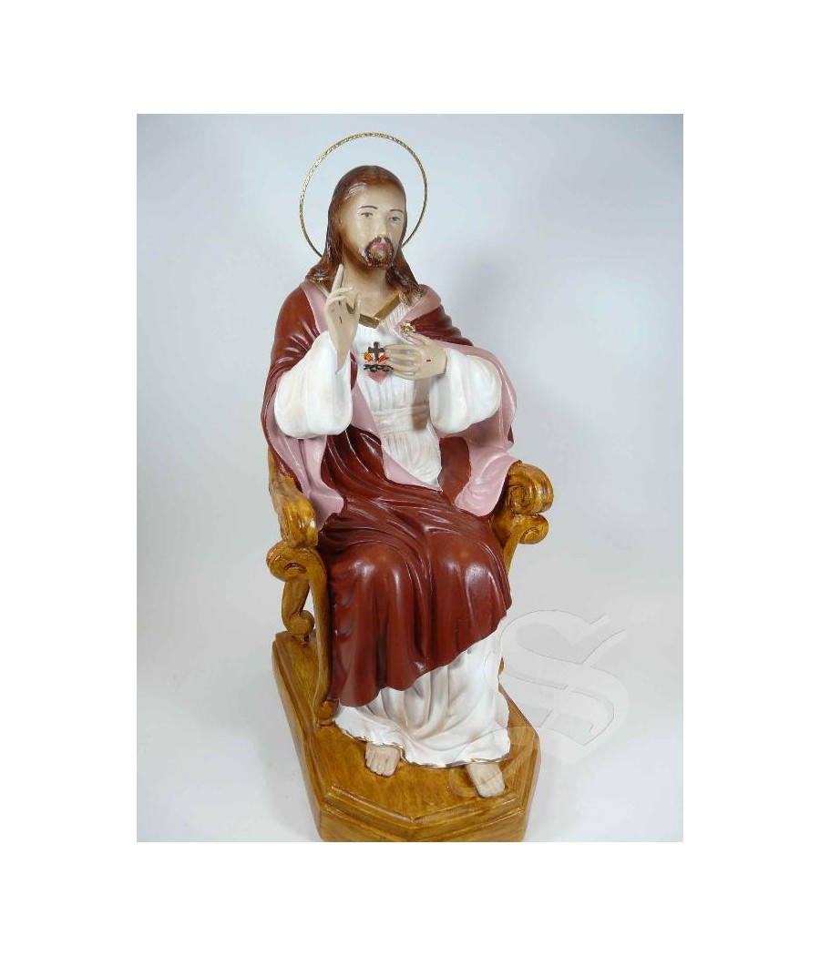 CORAZON DE JESUS 35 CMS. POLICROMADO