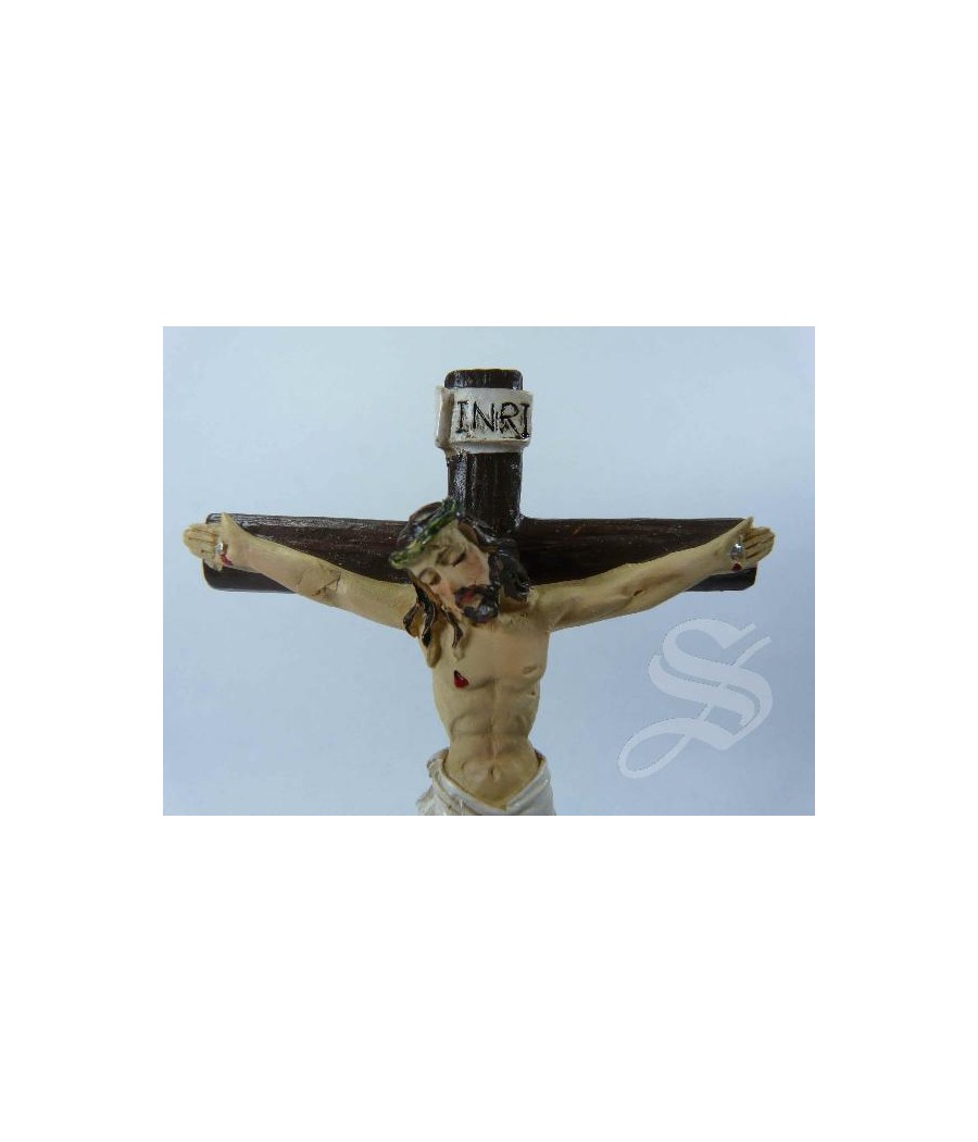 CRISTO CRUZ 10CM. CON BASE