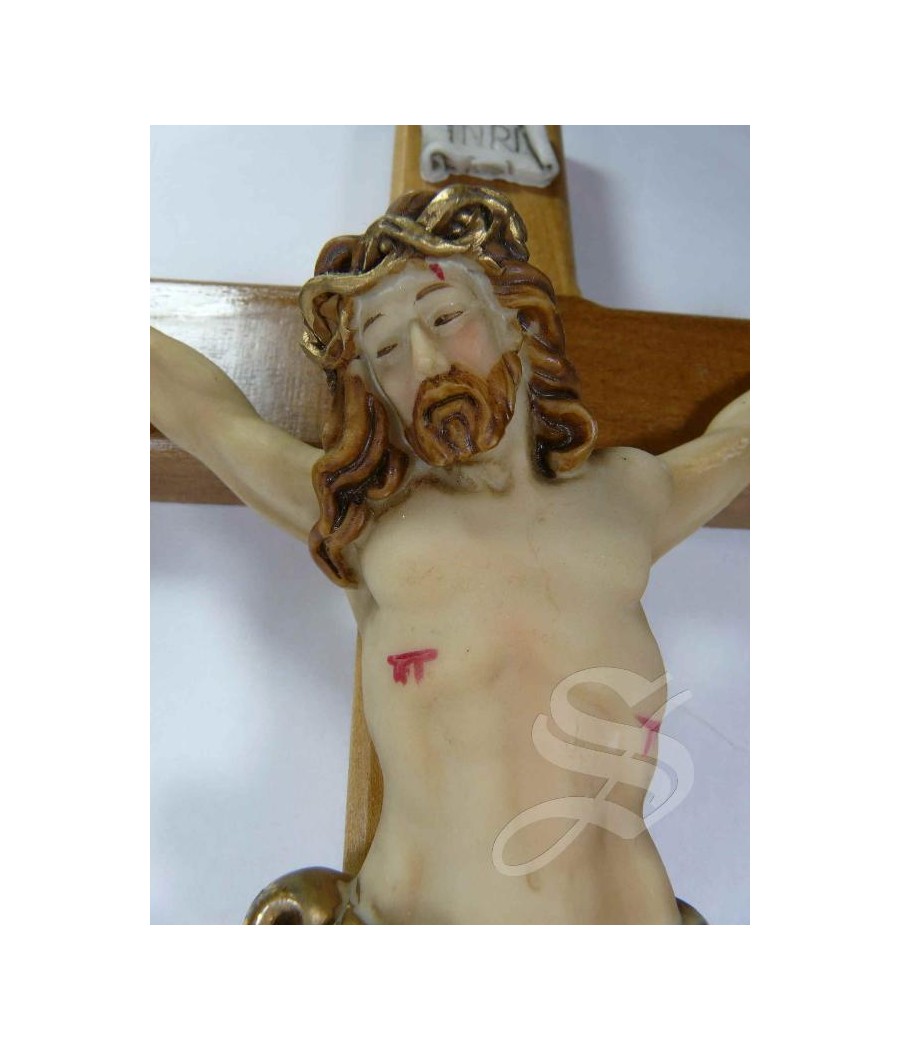 CRUCIFIJO 36CMS. CRISTO EN RESINA