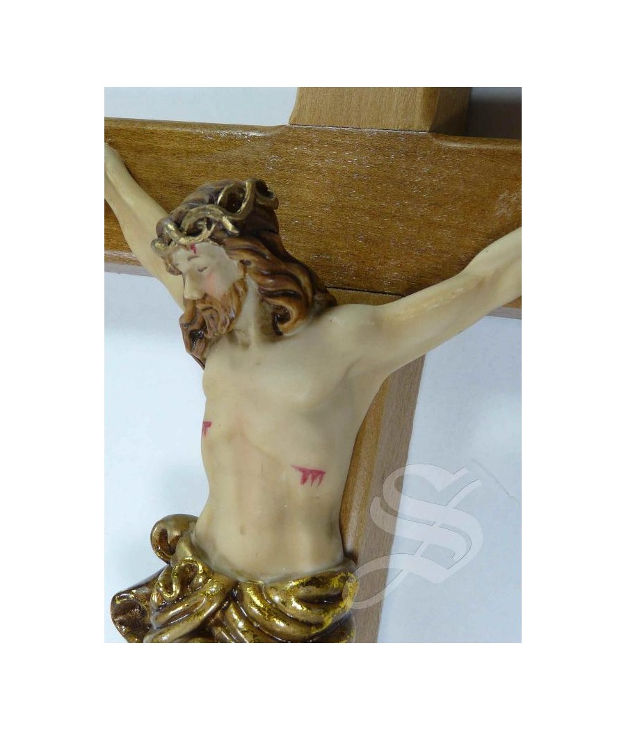 CRUCIFIJO 36CMS. CRISTO EN RESINA