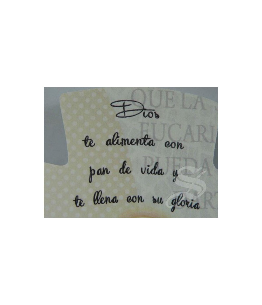 CRUZ COMUNION WHITE CHIC 9 X 12 EN BLISTER