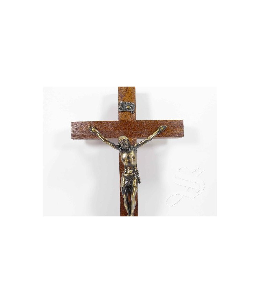 CRUZ MADERA 15CM CON CRISTO