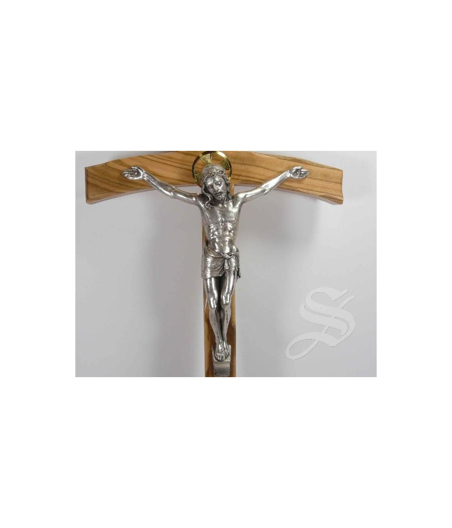 CRUZ MADERA 28,5 CRISTO METAL