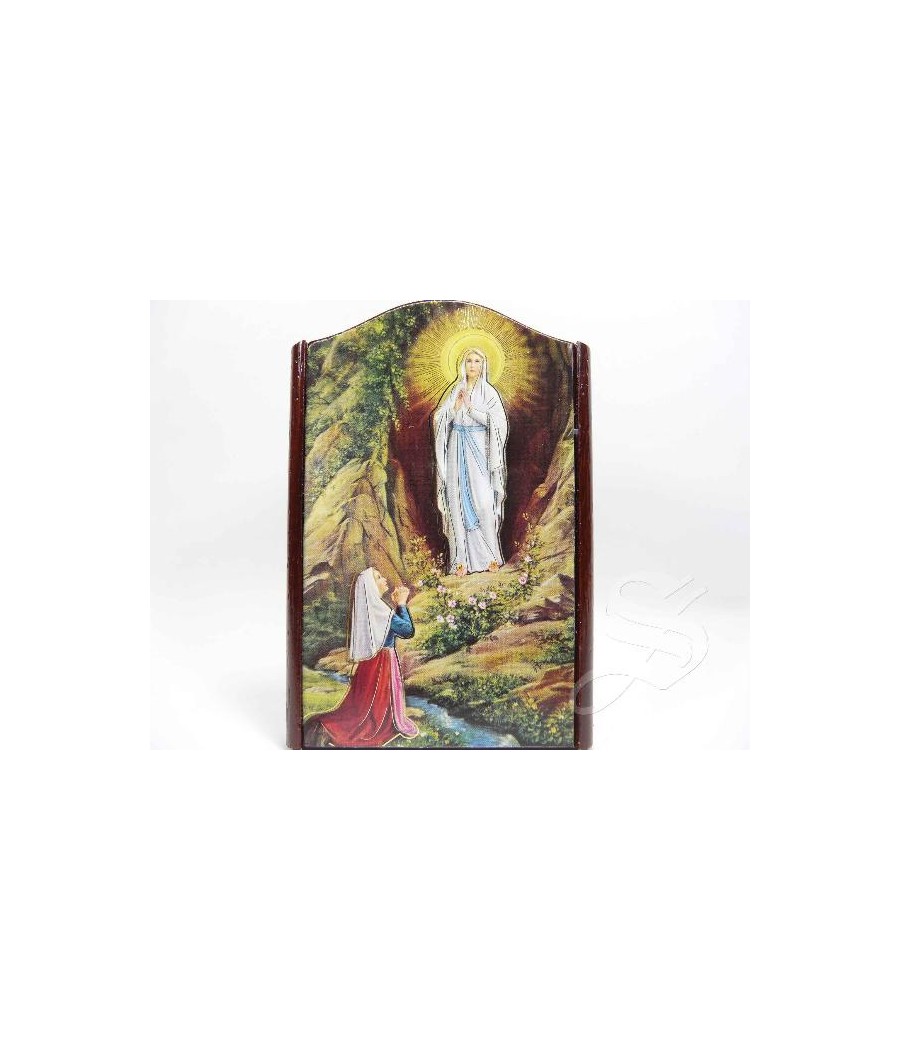 CUADRITO MADERA 10,5*7,5 VIRGEN DE  LOURDES