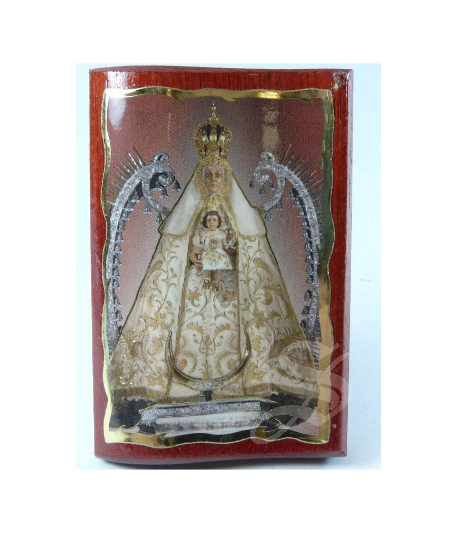 CUADRITO MADERA 7,5*5 VIRGEN DEL PRADO