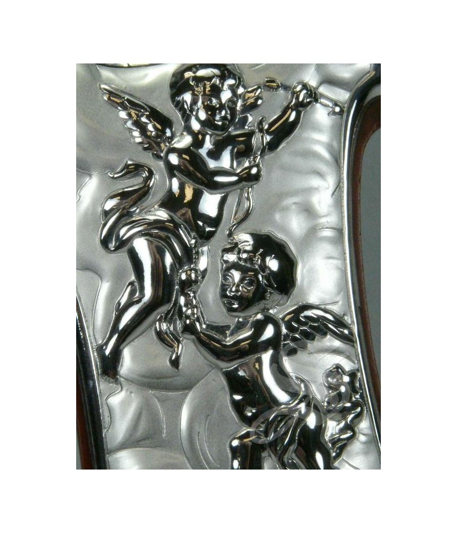 CUADRO ANGELITOS PLATA  11*6