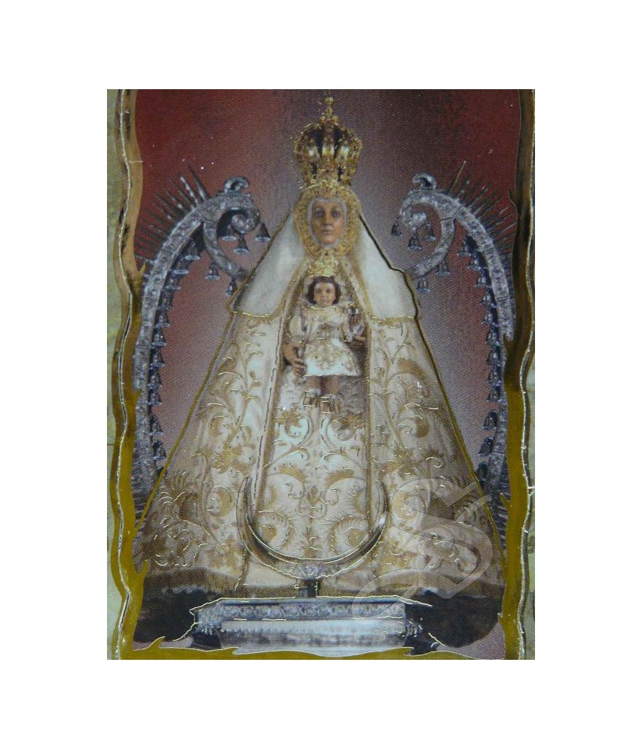 CUADRO MADERA 10*7 VIRGEN DEL PRADO