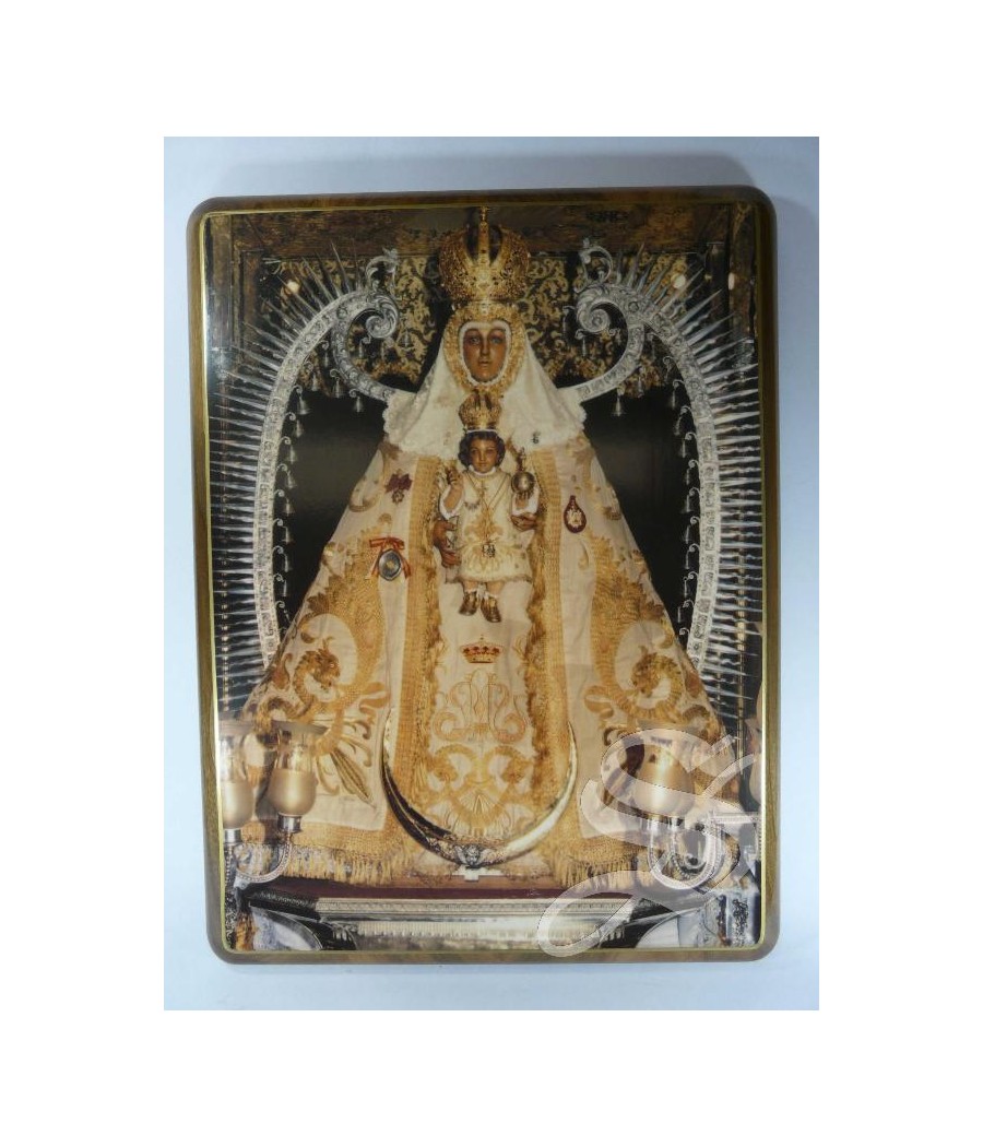 CUADRO MADERA VIRGEN DEL PRADO 40*30