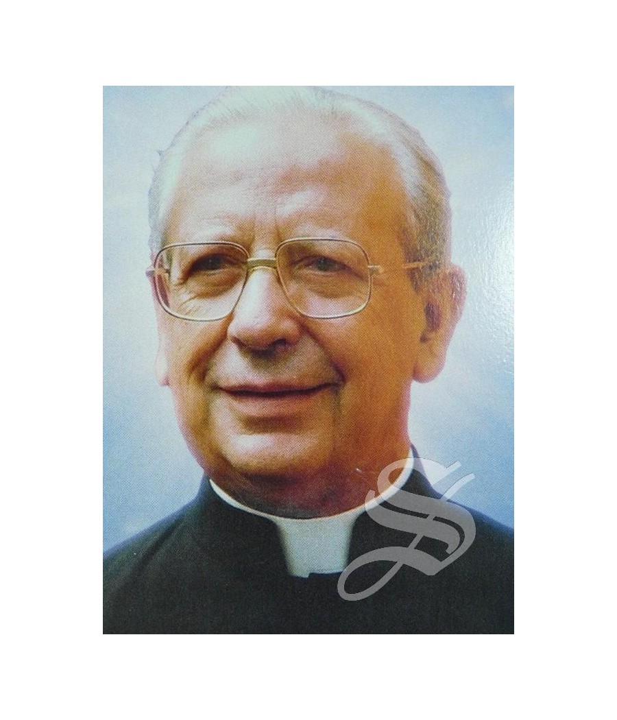 CUADRO MOLDURADO BEATO ALVARO DEL PORTILLO 10  X 15