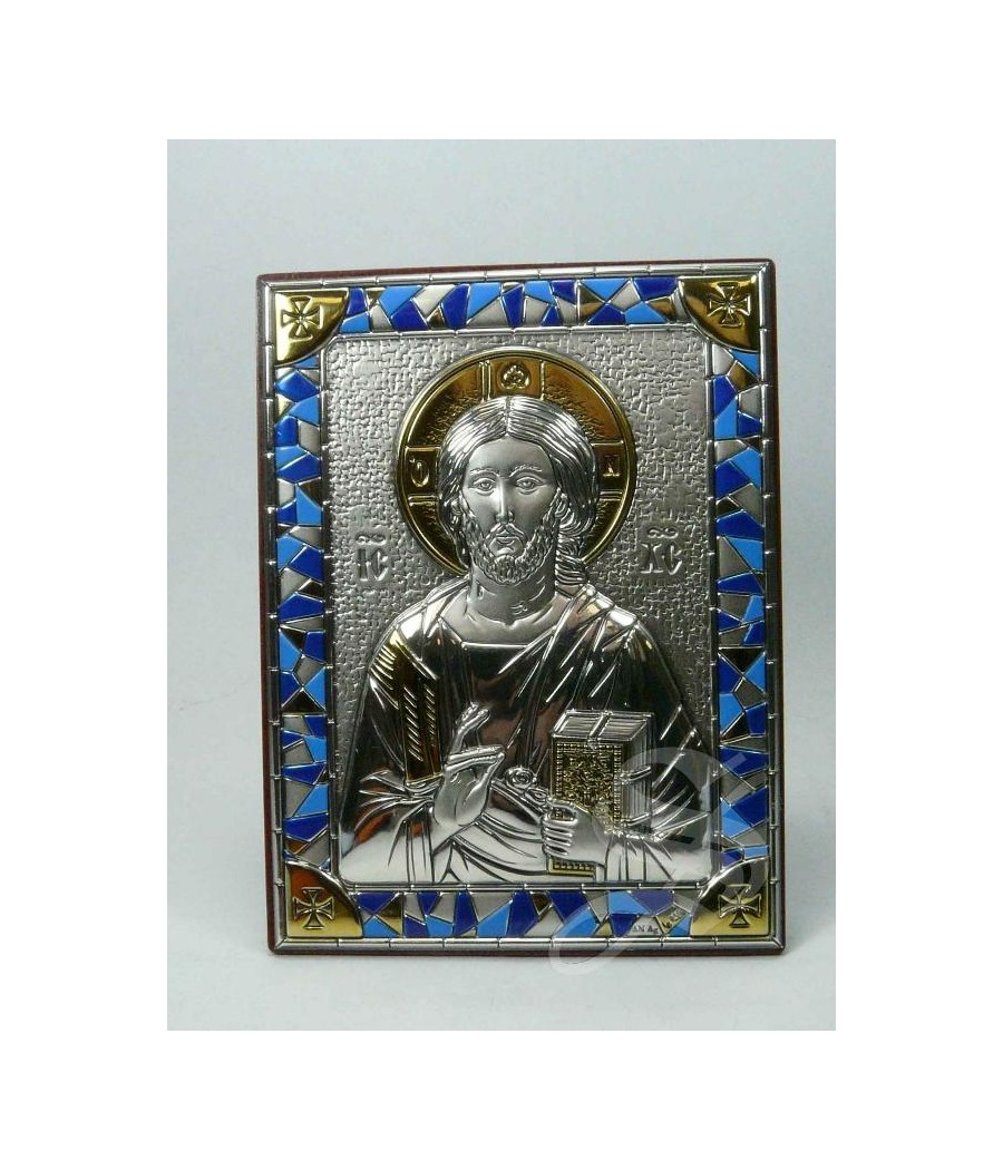 CUADRO PLATA 8,5*11,3 PANTOCRATOR