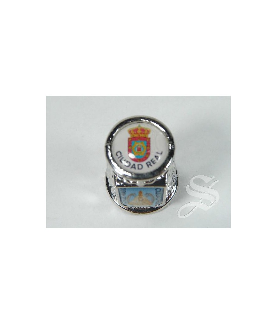 DEDAL METALICO VIRGEN DEL PRADO Y ESCUDO DE CIUDAD REAL