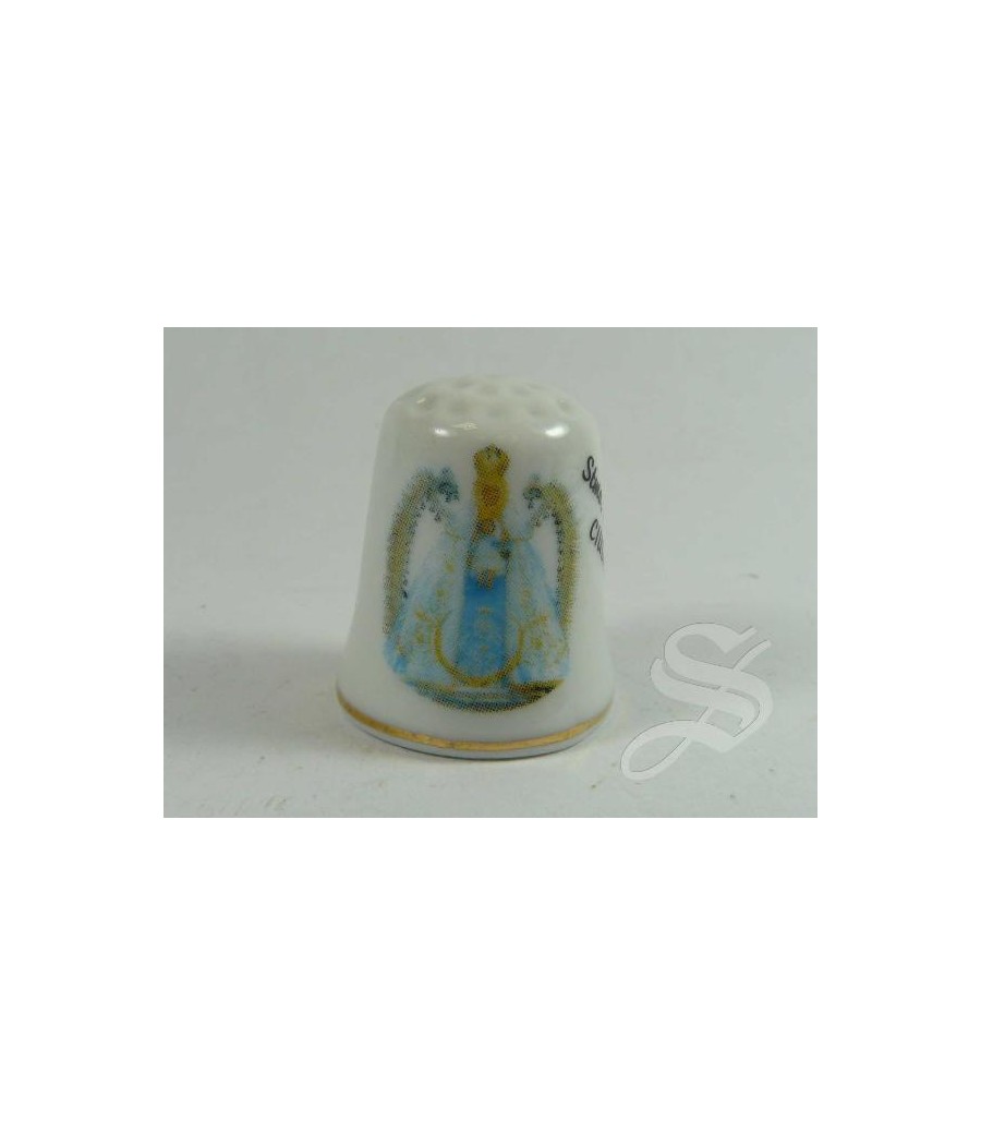 DEDAL VIRGEN DEL PRADO CERAMICA BLANCO