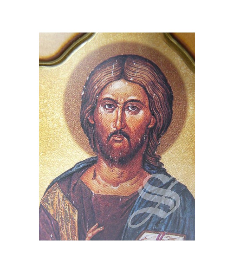 DIPTICO ENCASTRADO 20*13 CM PERPETUO SOCORRO Y PANTOCRATOR