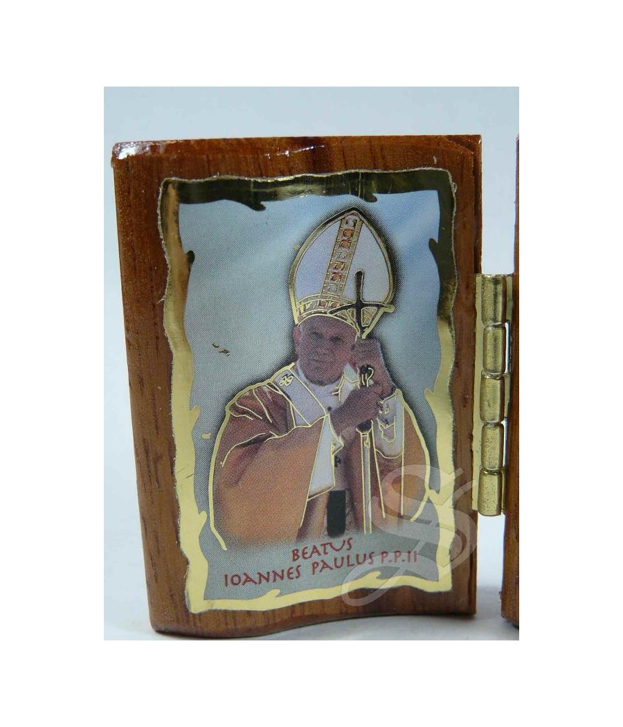 DIPTICO MADERA 5,8 BEATO JP II