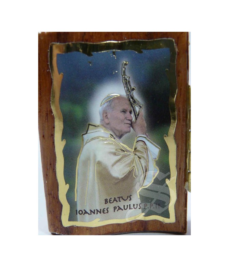 DIPTICO MADERA 5,8 BEATO JP II