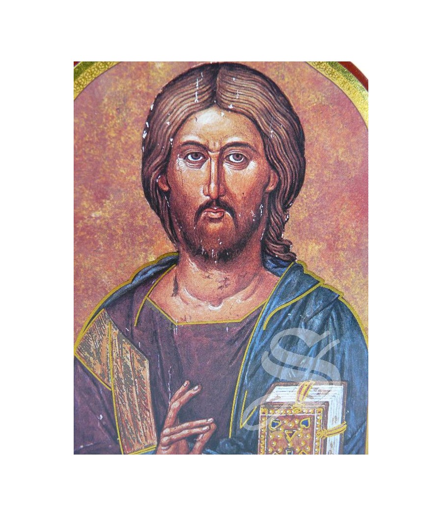 DIPTICO PANTOCRATOR Y VIRGEN 14.5* 21 CM