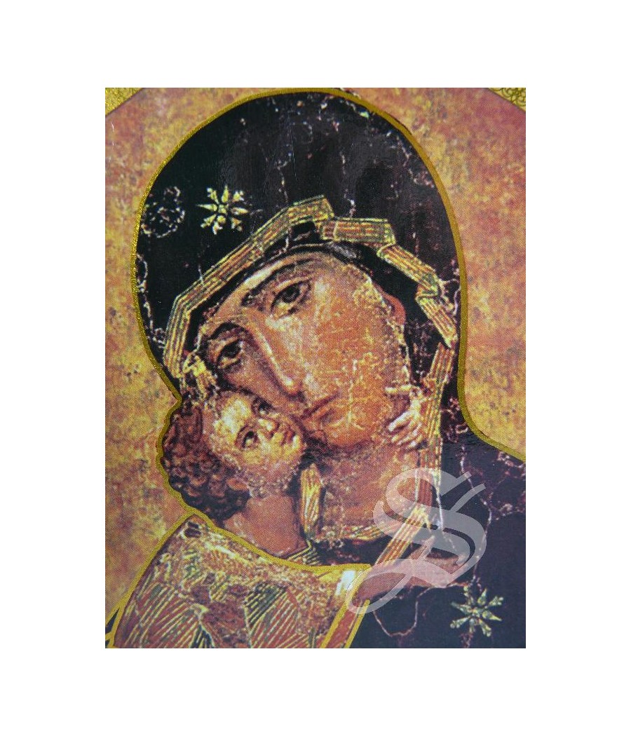 DIPTICO PANTOCRATOR Y VIRGEN 14.5* 21 CM