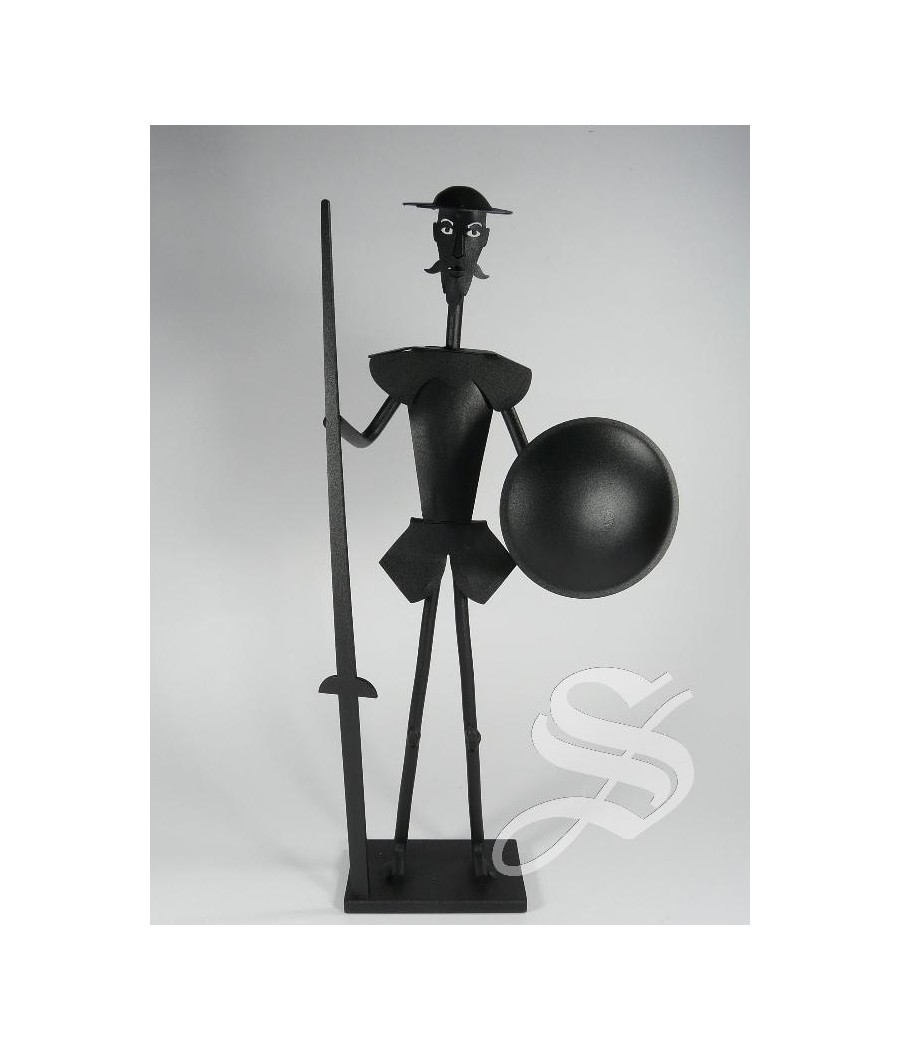 QUIJOTE EN FORJA 29 CM.