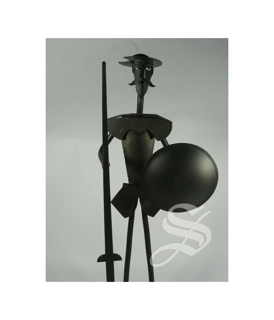 QUIJOTE EN FORJA 29 CM.
