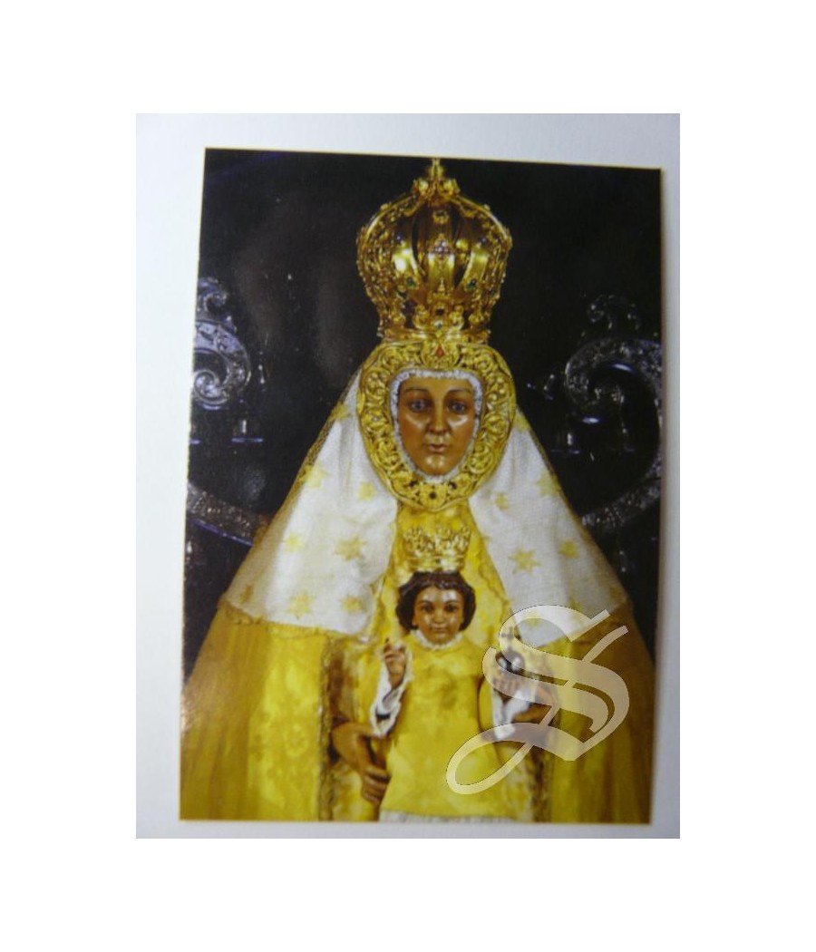 ESTAMPA VIRGEN DEL PRADO CARTON 7 X 9