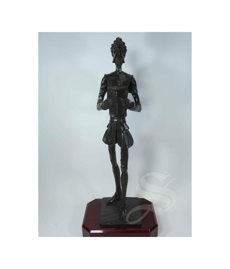 FIGURA QUIJOTE LIBRO 34 CM