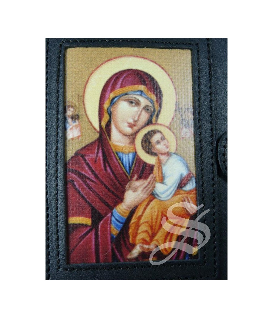 FUNDA LITURGIA DE LAS HORAS PIEL  NEGRA LISA