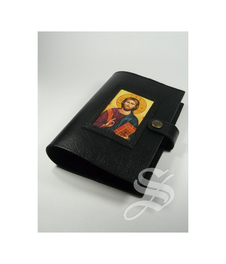 FUNDA LITURGIA DE LAS HORAS PIEL NEGRA PANTOCRATOR