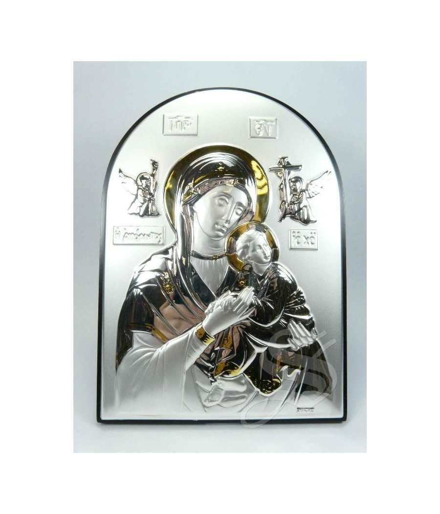 ICONO 13*18 PERPETUO SOCORRO PLATA