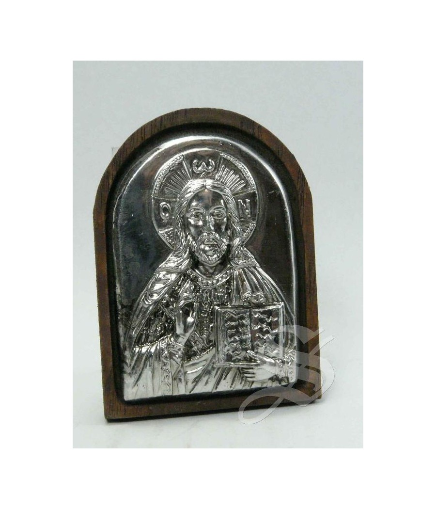 ICONO PLATEADO CRISTO NO PLATA