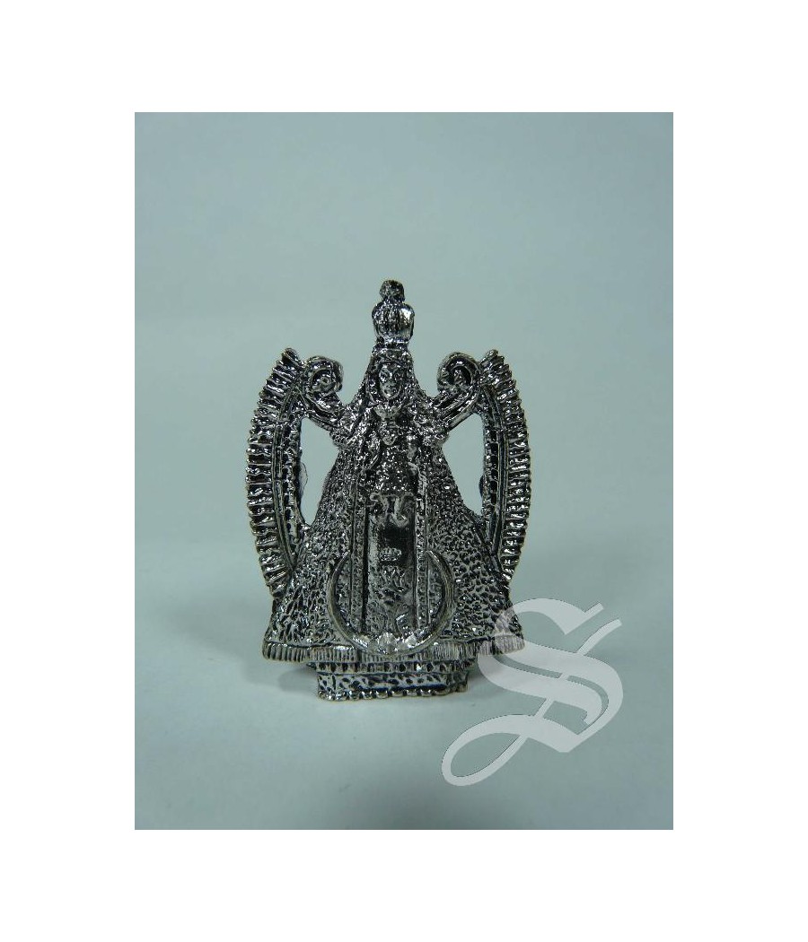 IMAGEN VIRGEN DEL PRADO METAL 4 CM.