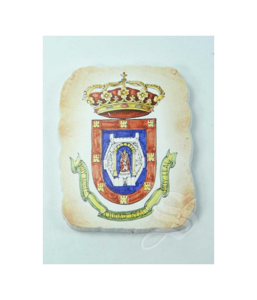 IMAN PIEDRA ESCUDO CIUDAD REAL 5 * 7 SIRVE TAMBIEN COMO CUADRITO