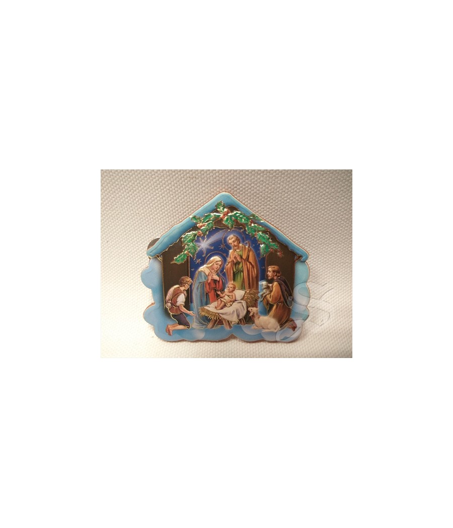 IMAN NATIVIDAD CON ADORACION DE LOS PASTORES EN POLIMERO