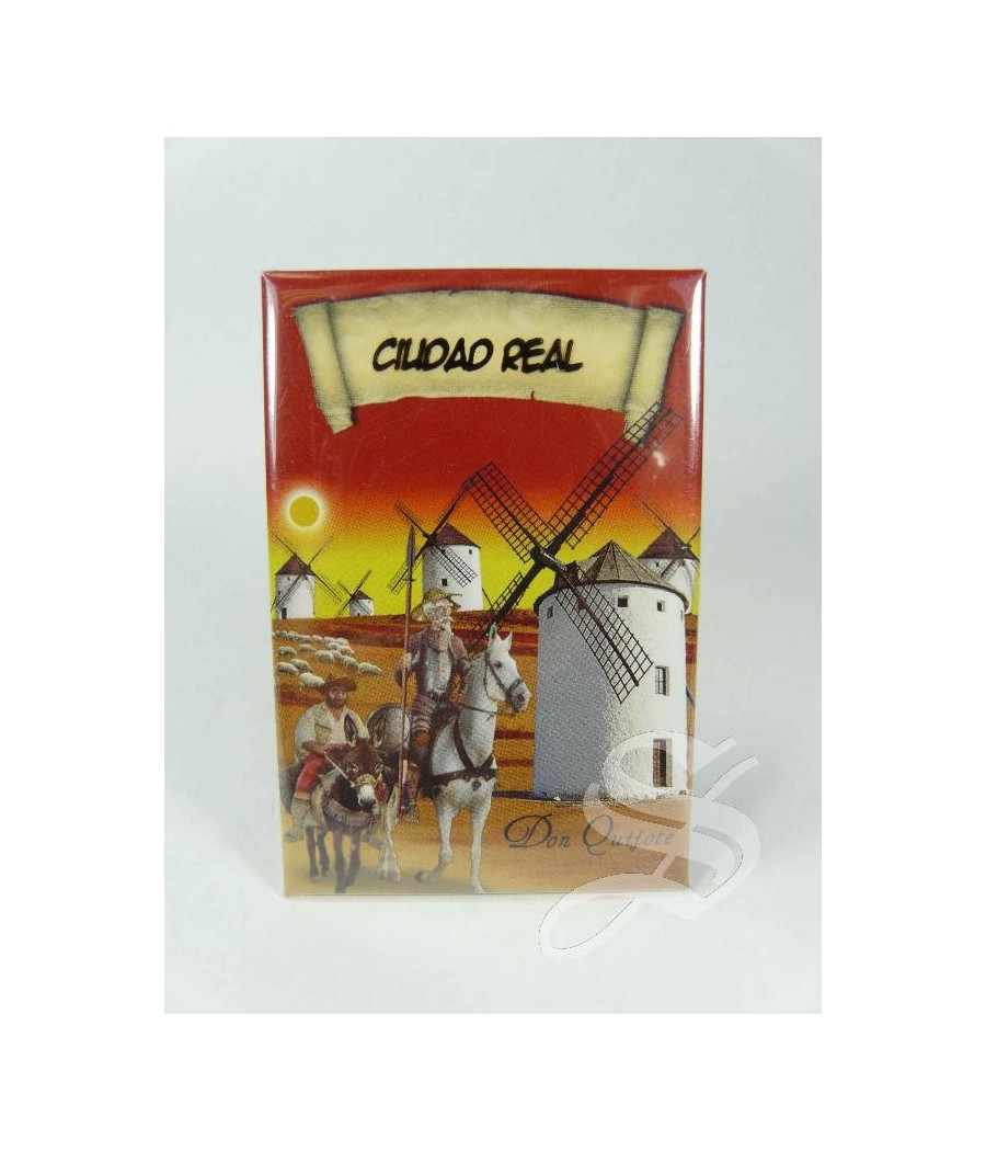 IMAN QUIJOTE CON MOLINOS 8 X 5